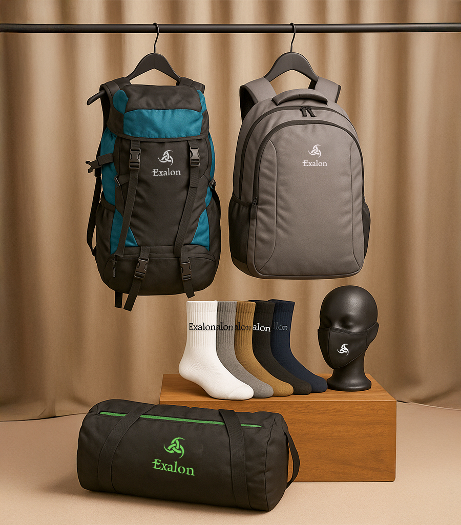 Accessories Collection (Includes bags, socks, corp
