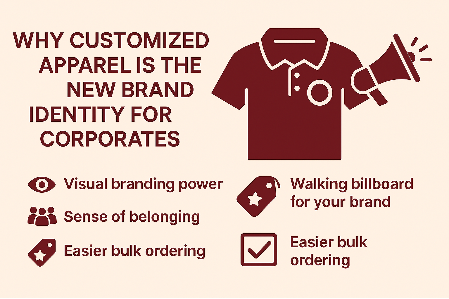 customized apparel for brand identity