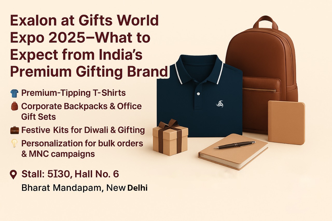 Exalon Gifts World Expo 2025 stall highlights premium corporate gifting
